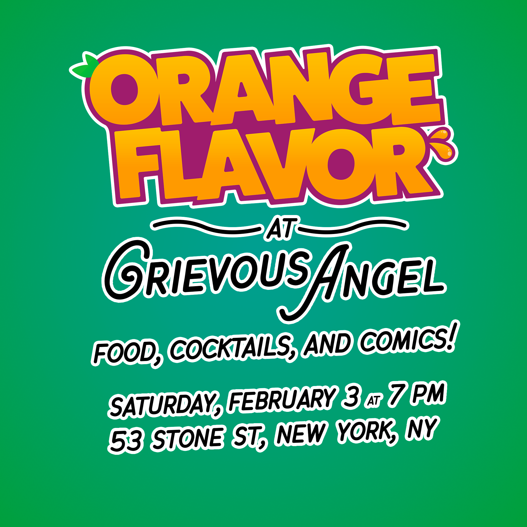 Special Orange Flavor Event in NYC!